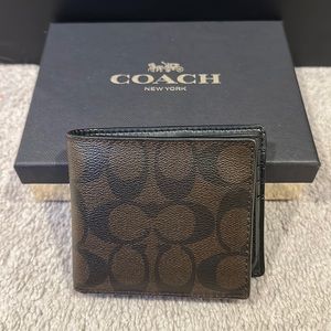 3 in 1 coach men wallet
